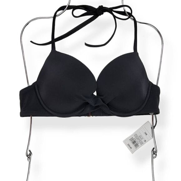 Shade & Shore Black Underwired Bikini Top 34B - Picture 1 of 3